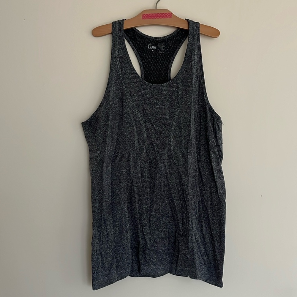 Zyia Active copper charged tank top racerback seamless size XL